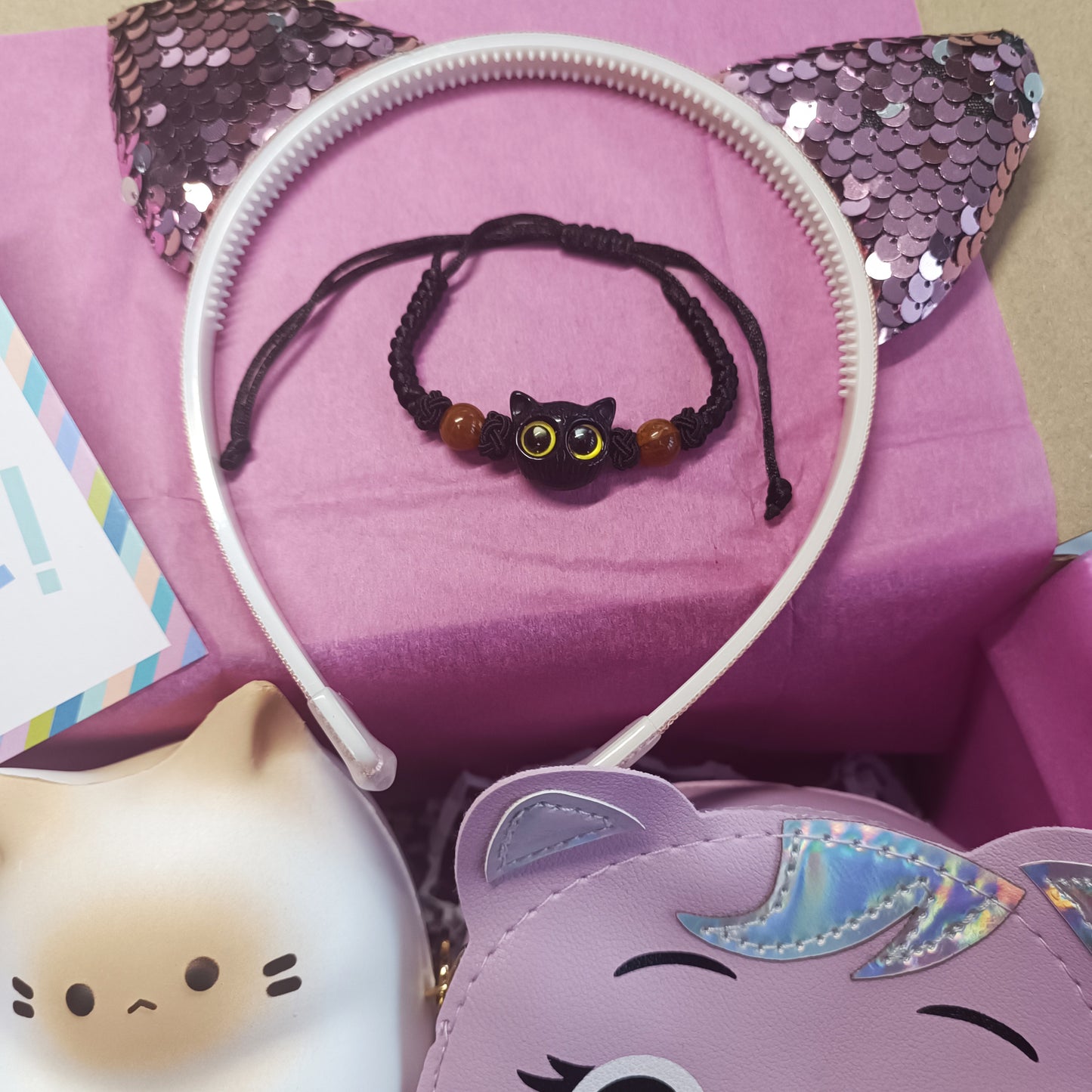 Cat Gift Box for children, Birthday gift box, Girls birthday gift, Daughter gift, Child birthday gift, Sister birthday gift box - My Store