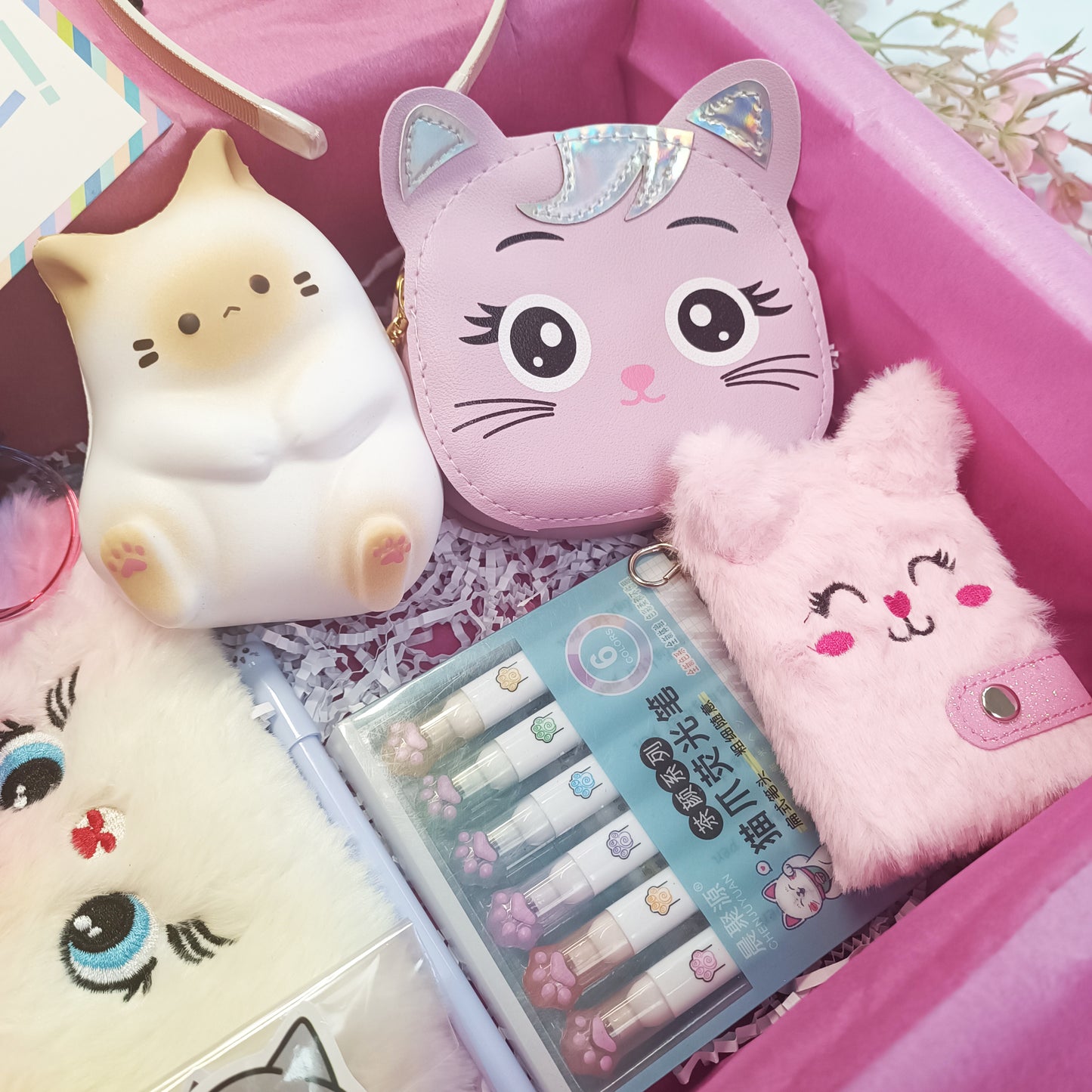 Cat Gift Box for children, Birthday gift box, Girls birthday gift, Daughter gift, Child birthday gift, Sister birthday gift box - My Store
