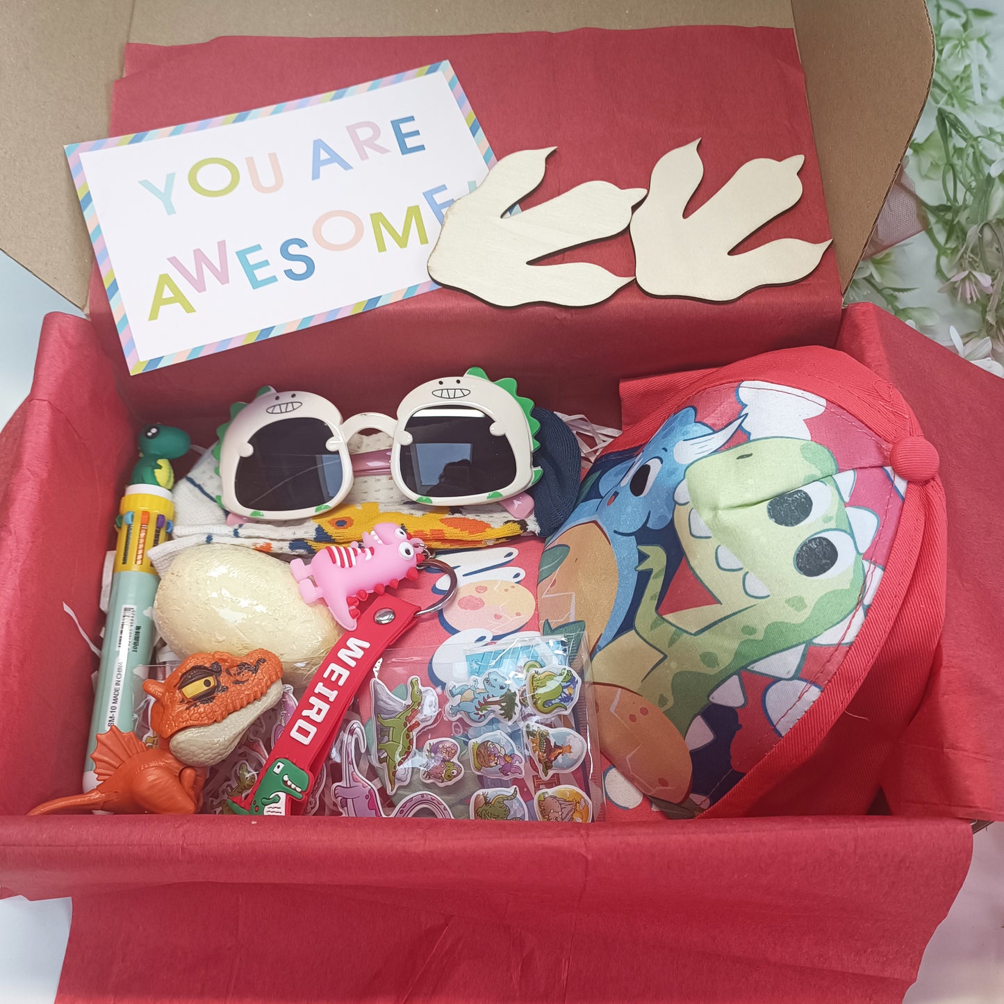 Girls Dinosaur Gift Box for 3-6 years