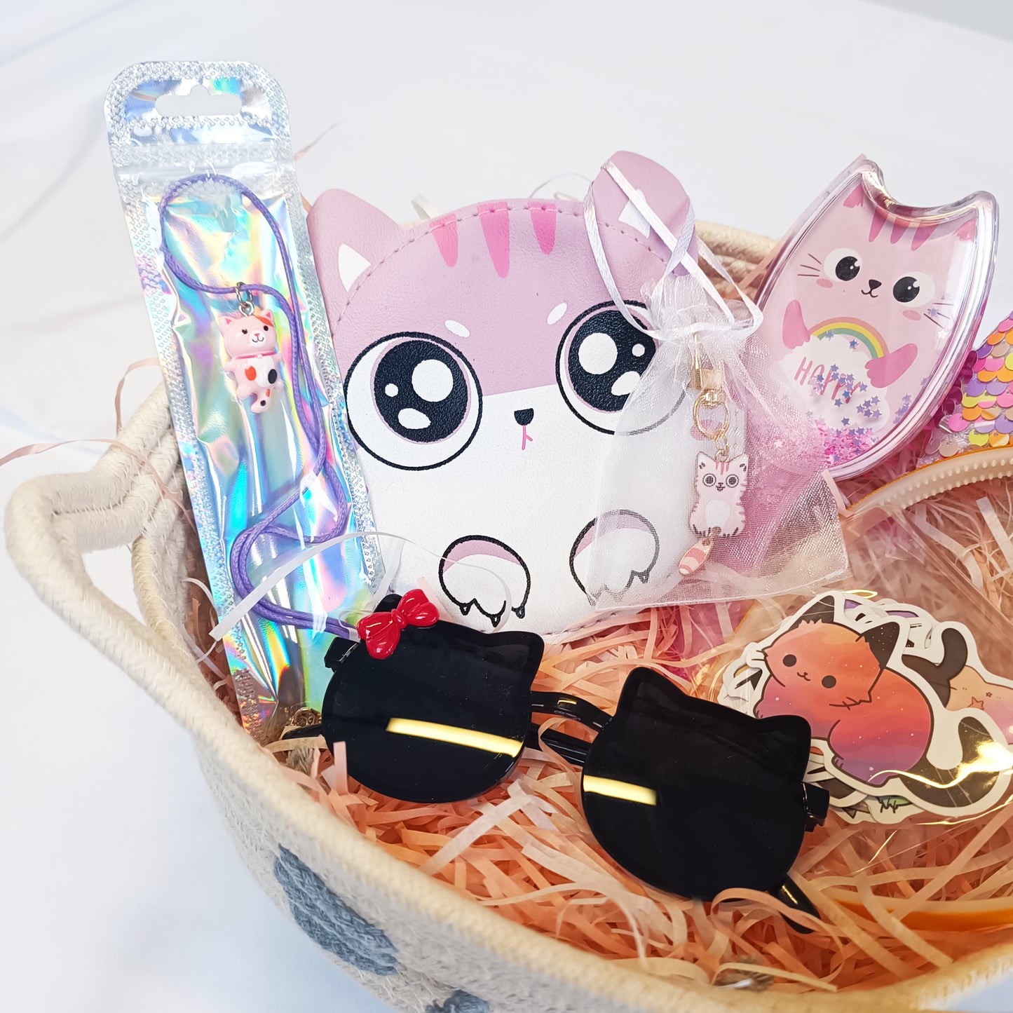 Cat Lover Gift Box with cute basket