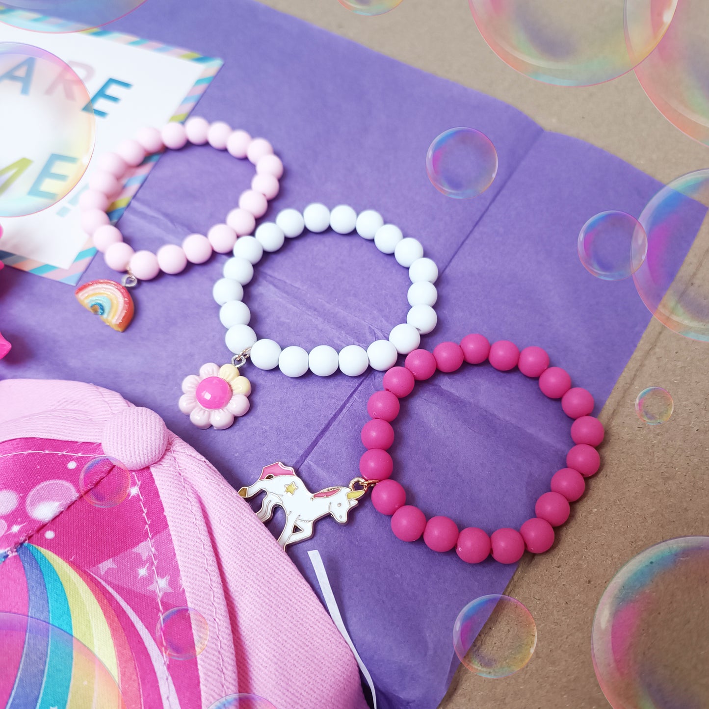 Gift box in unicorn style for kids, birthday gift box, present box for girl, birthday present box, present for daughter, unicorn gift - My Store