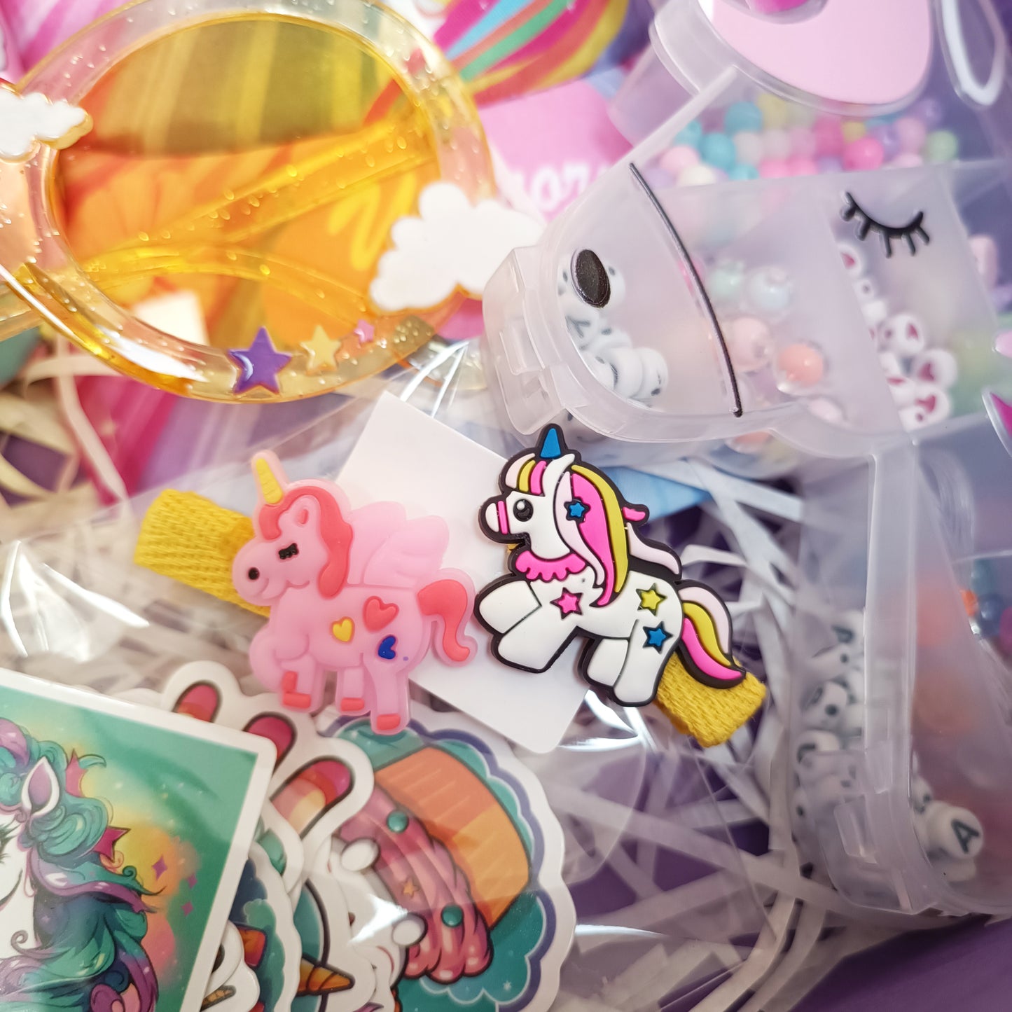 Gift box in unicorn style for kids, birthday gift box, present box for girl, birthday present box, present for daughter, unicorn gift - My Store