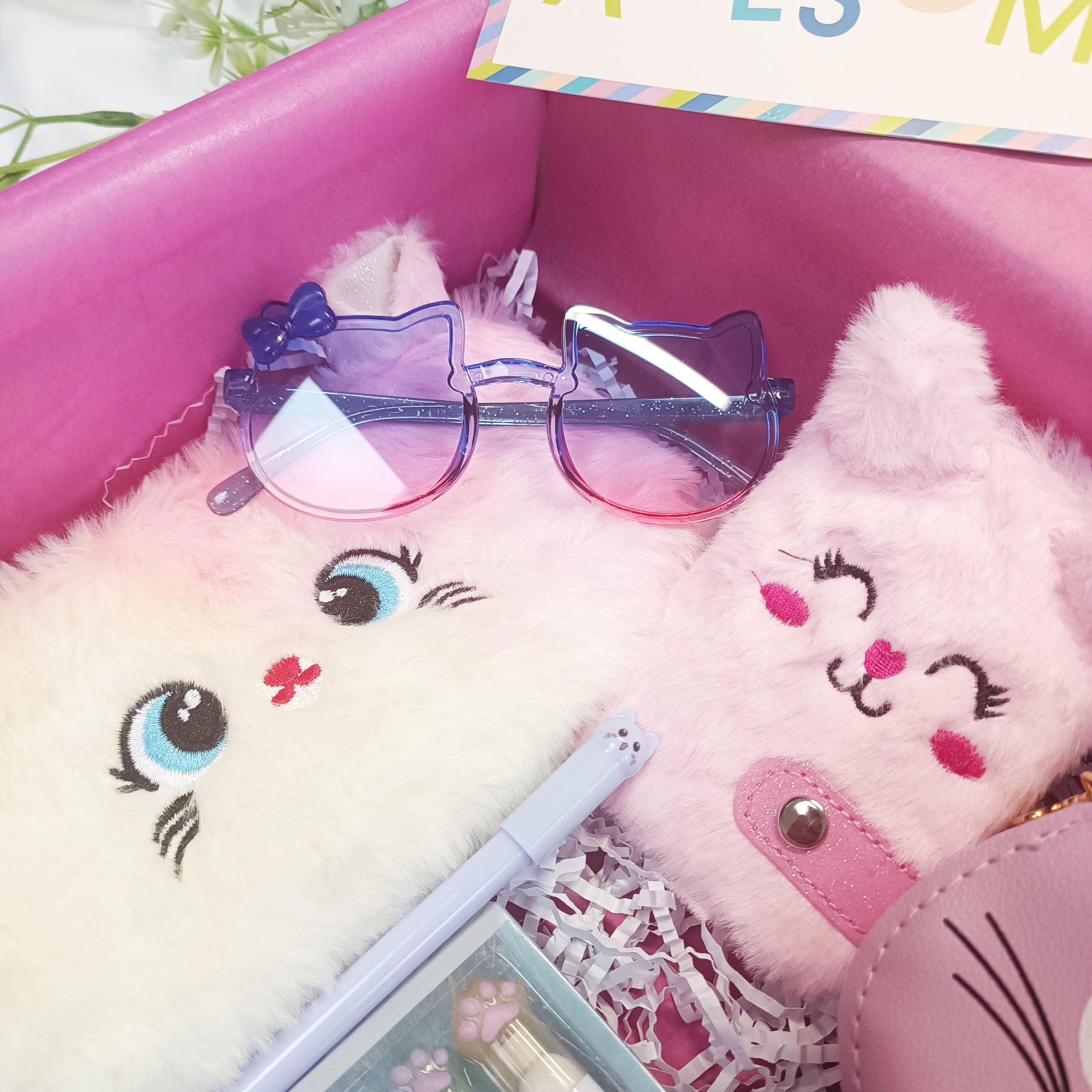 Cat Gift Box for children, Birthday gift box, Girls birthday gift, Daughter gift, Child birthday gift, Sister birthday gift box - My Store