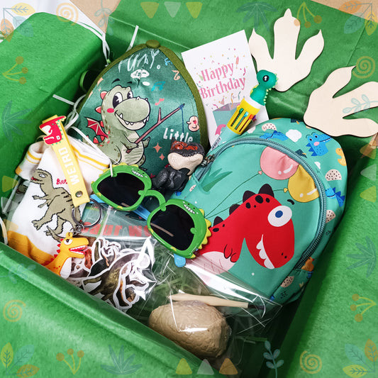 Dinosaur Gift Box for Kids 3-5, 6-8 years, birthday gift box boys, child birthday gift, for son, personalised gift, gift boxes for birthday - My Store