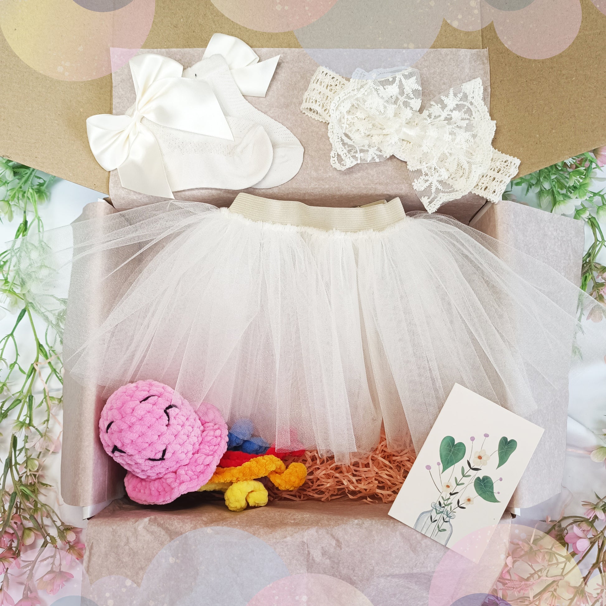 Baby shower gift box, Newborn baby girl gift box,box for girls 0-6